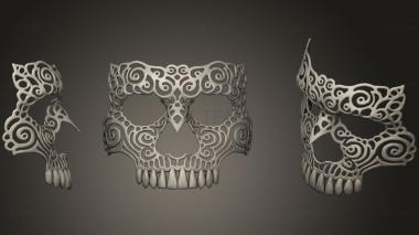 3D model Venetian Skull Mask (STL)